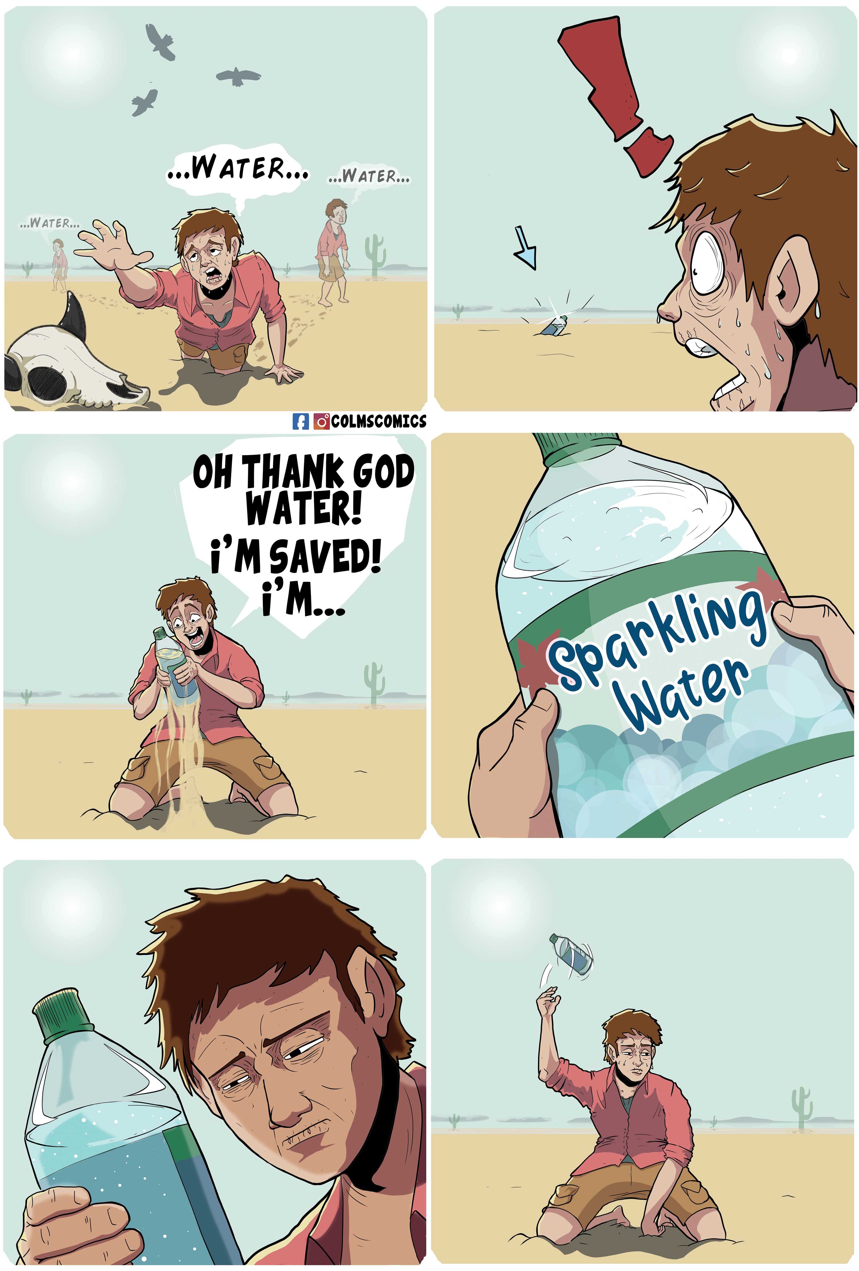 Controversial water comic
