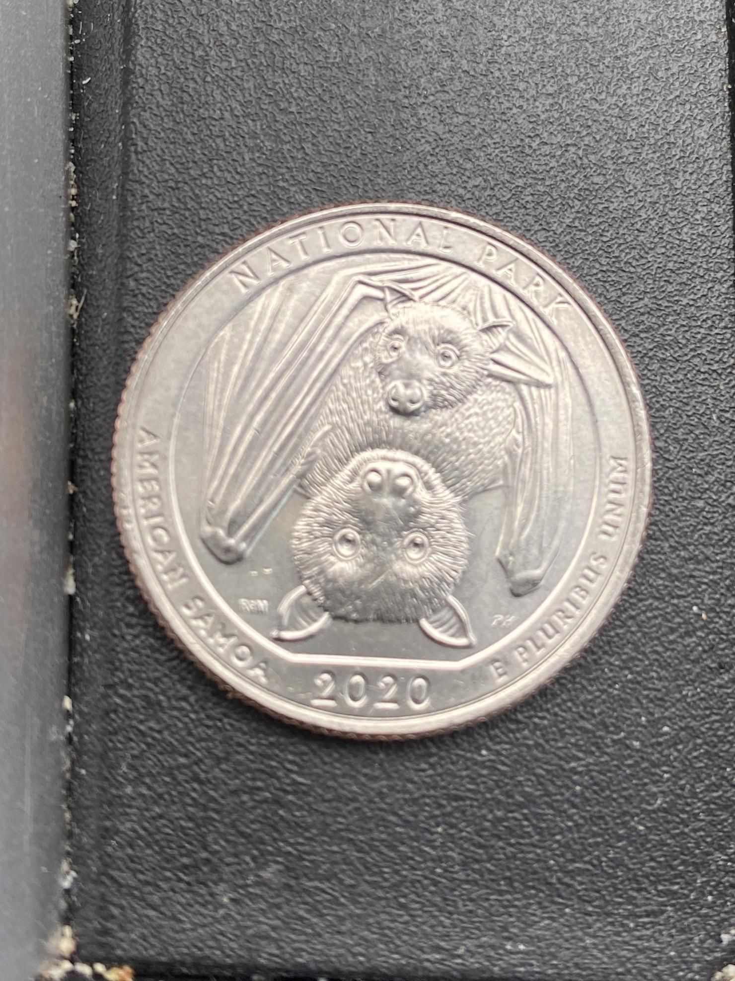 Got a 2020 quarter and it’s a freaking bat. Nothing says 2020 like a bat, I suppose.