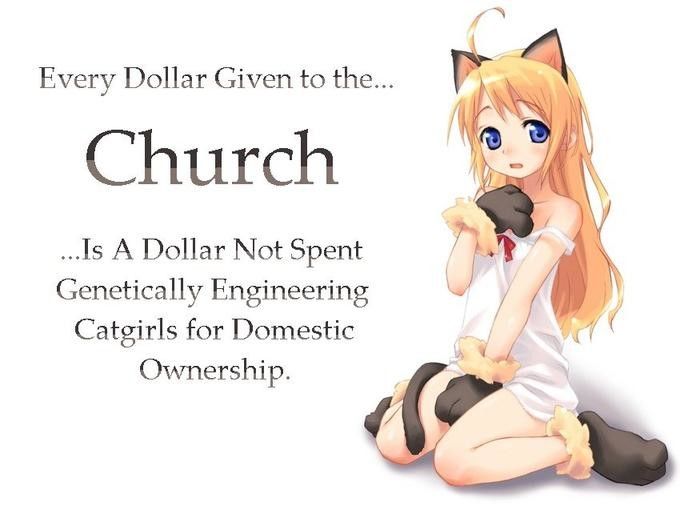 sell the vatican, get catgirls for everyone