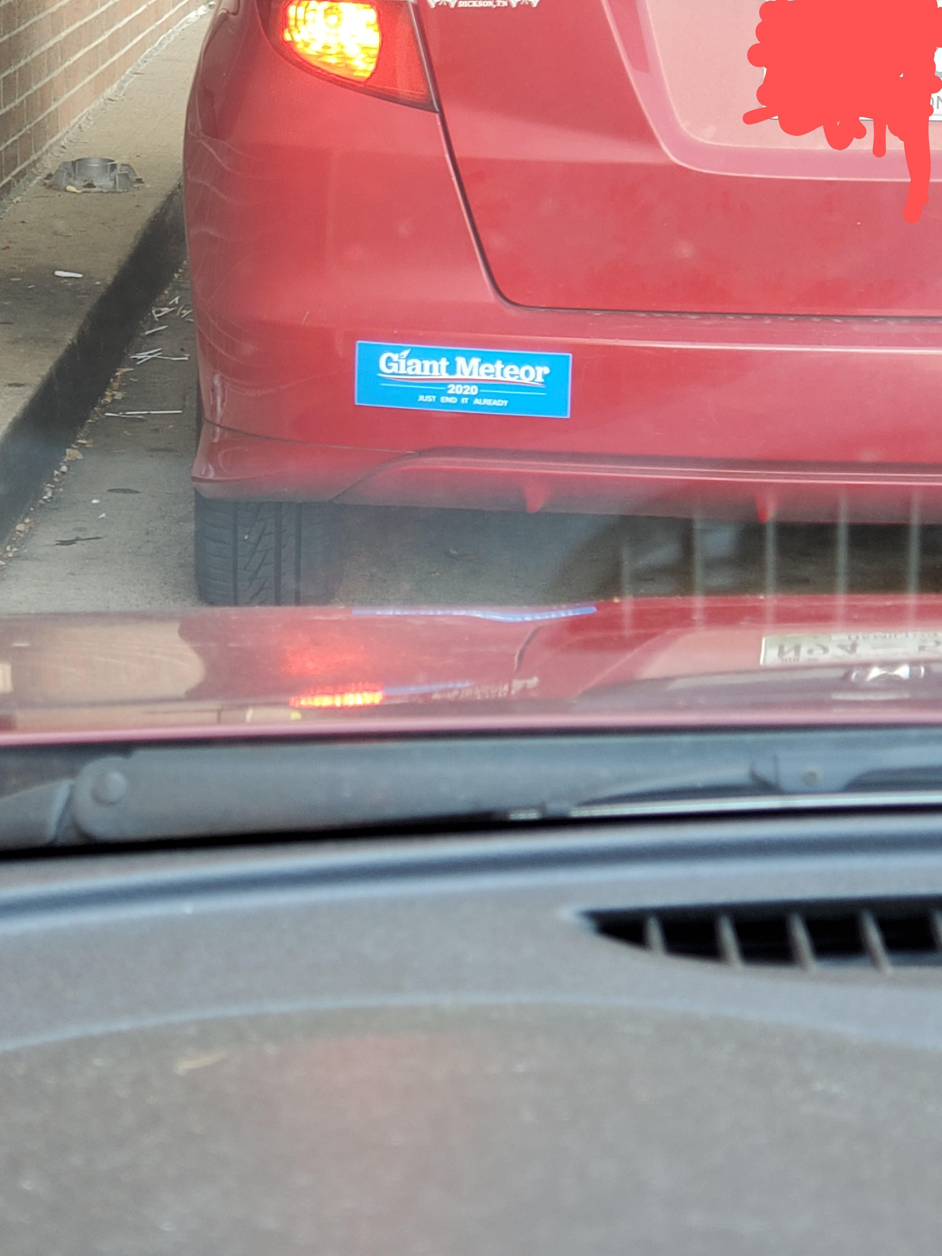 Found this bumper sticker today.
