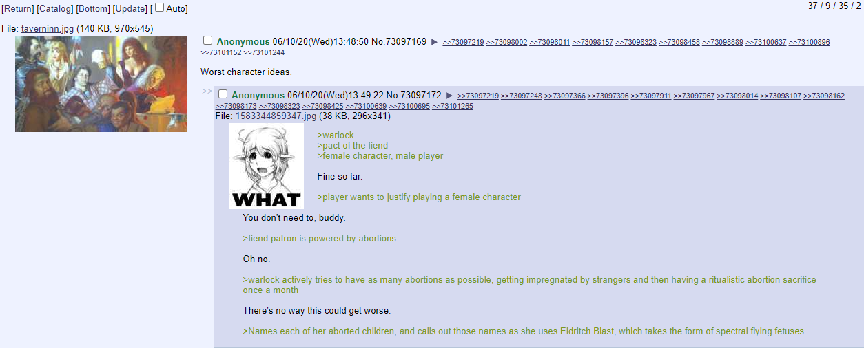Anon gets creative