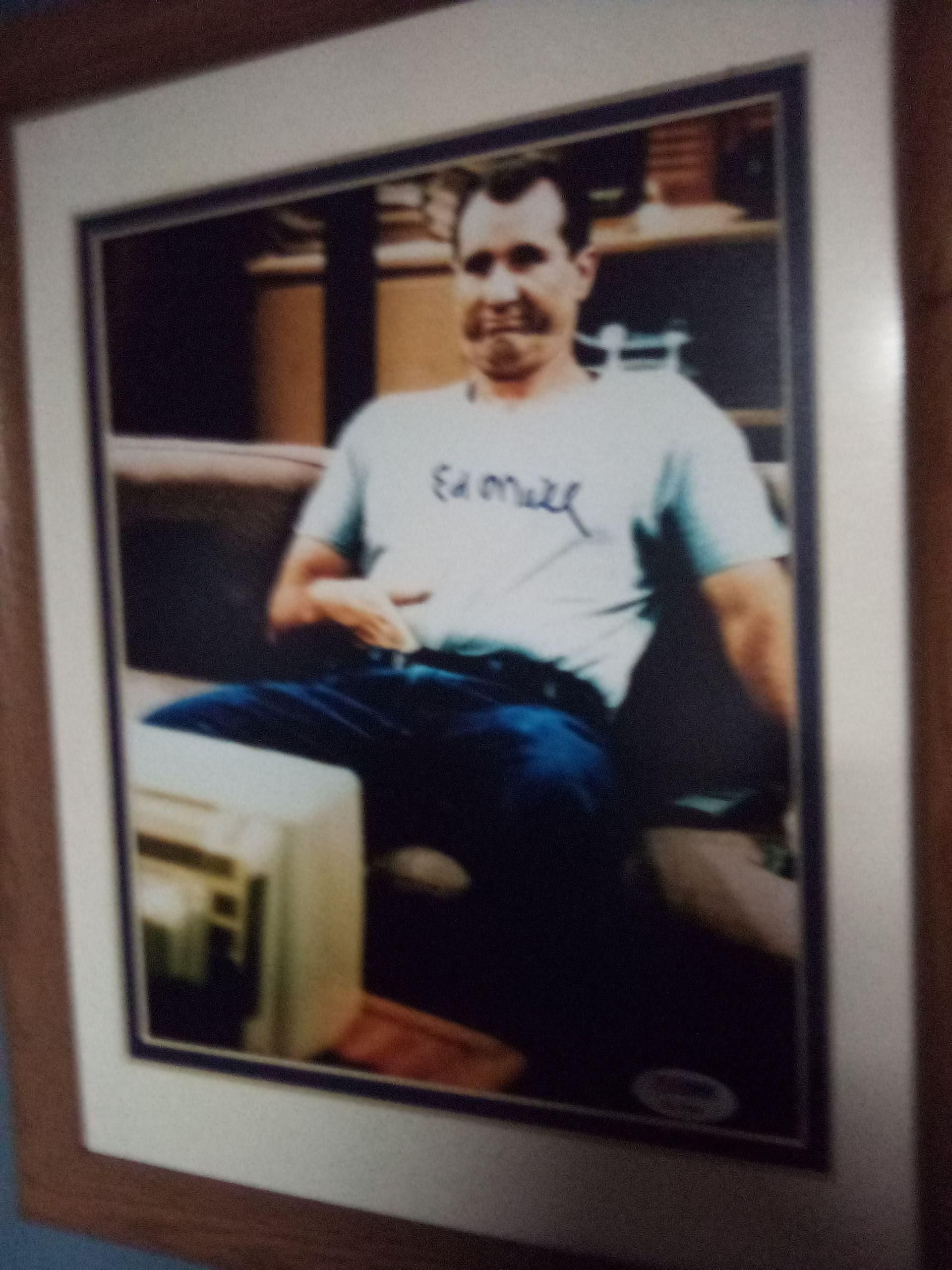 Remember Married With Children? My dad has an autographed picture of Ed O'Neill above his bar...