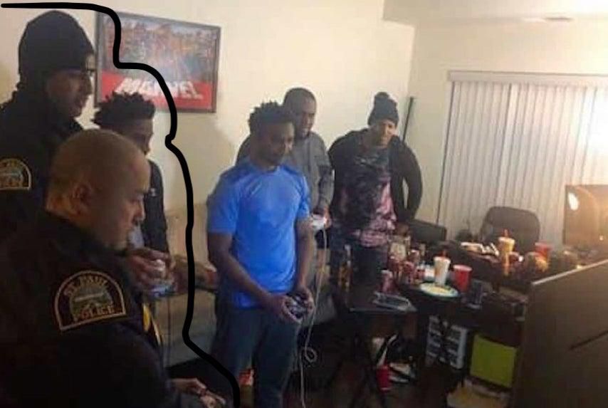Some Police Officers Responding To Noise Complaint Ends In COMPETITIVE COD 2v2
