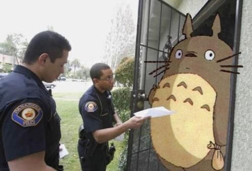 Dammn.. my man Totoro wasn't paying his taxes