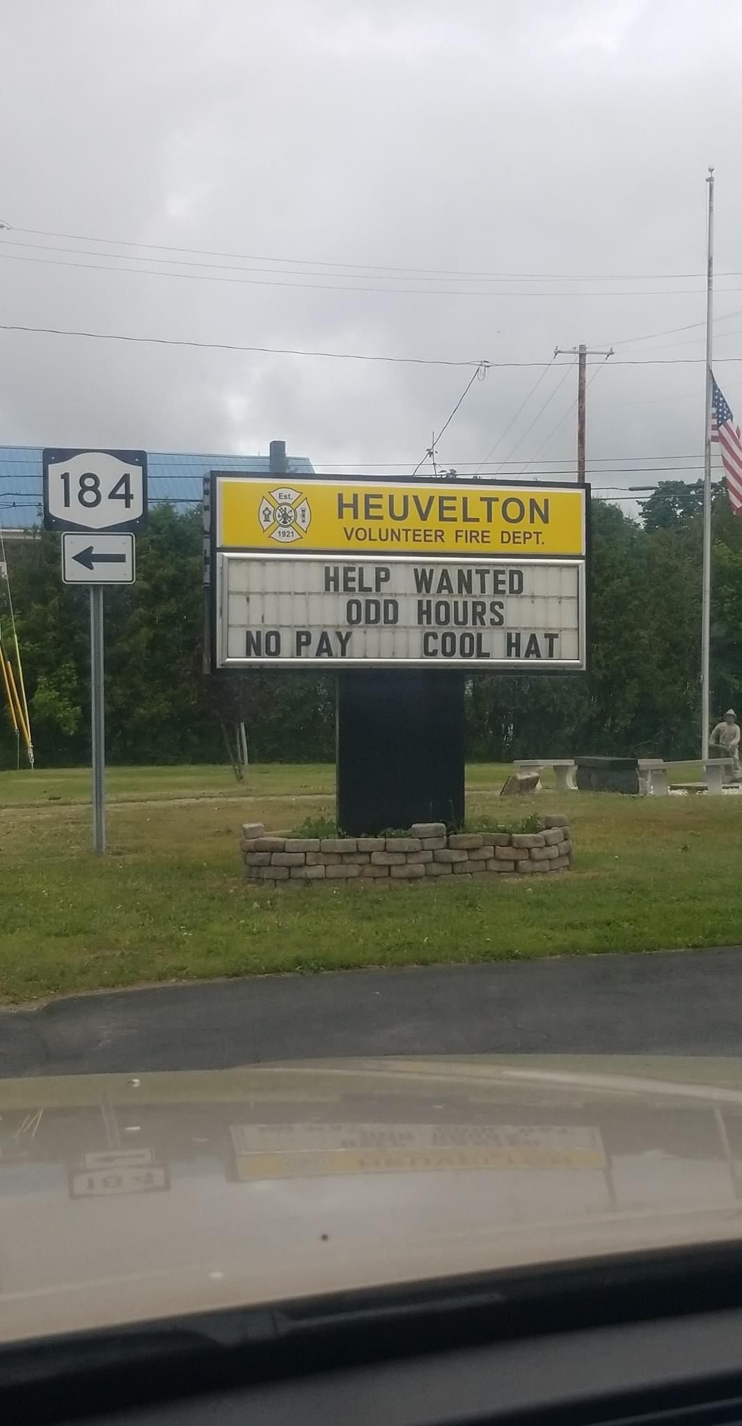 A very compelling argument to become a volunteer firefighter