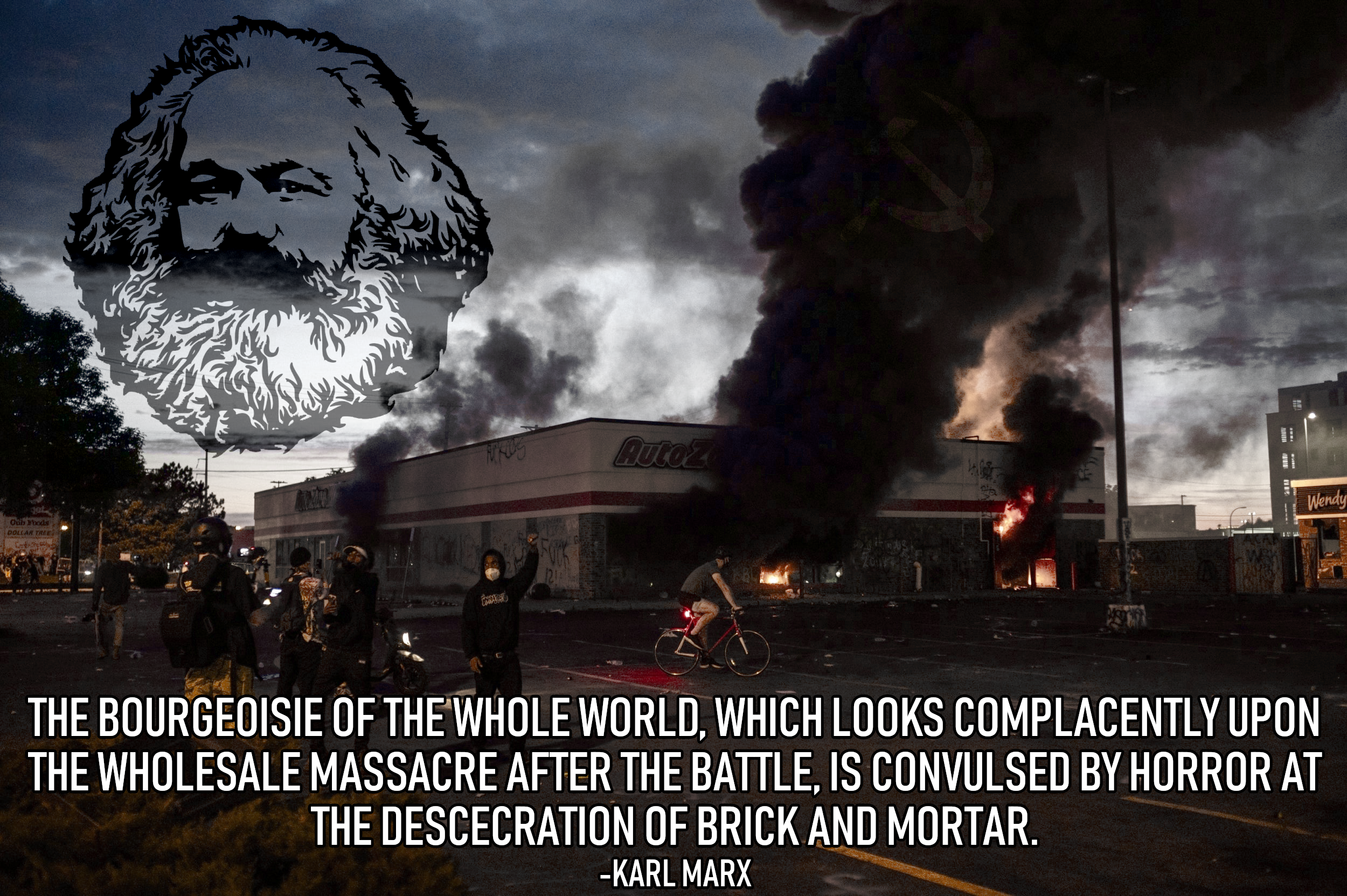 [liberals weep for the broken windows in the background]