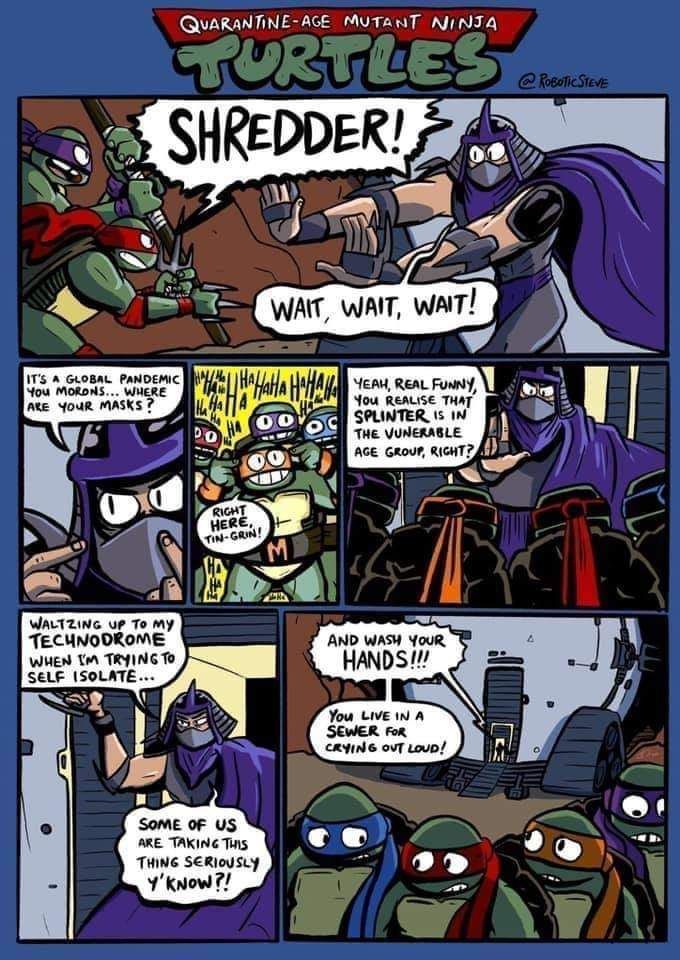 Come on already, even SHREDDER gets it!