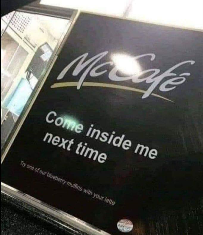 Damn, McDonald's needs to calm down.