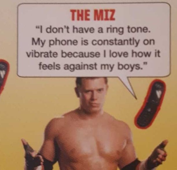 WWE magazine was weird