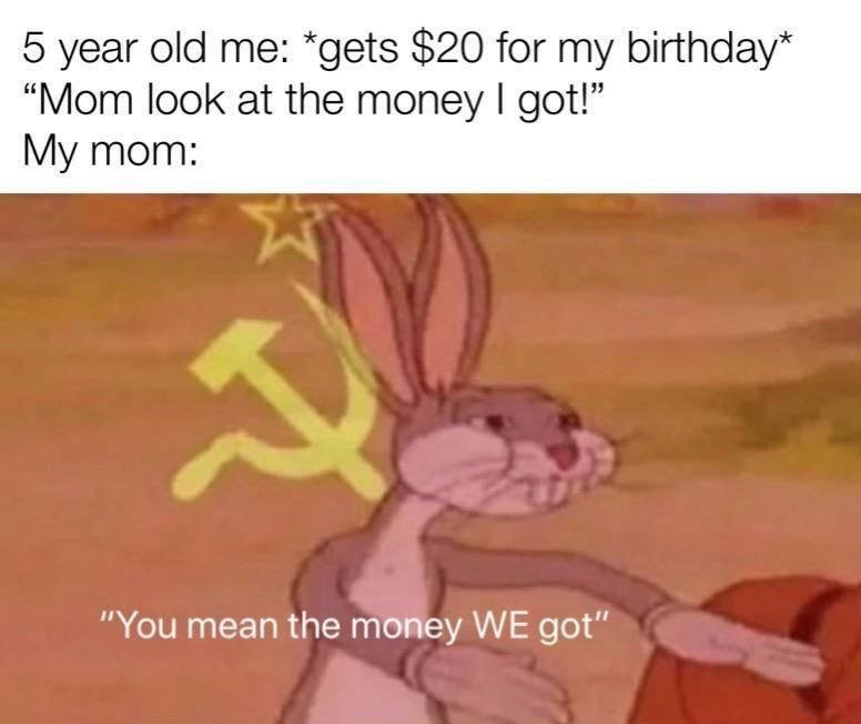 "I'll invested it for you"