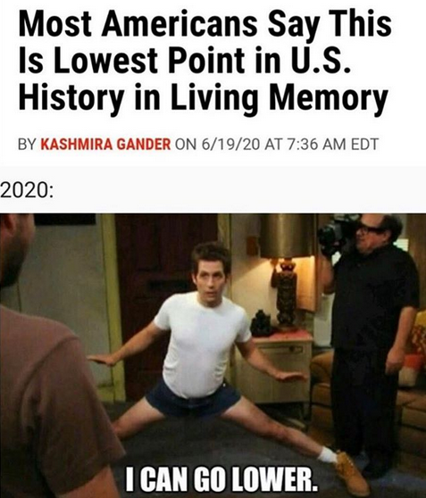 Lower than we've ever gone before.