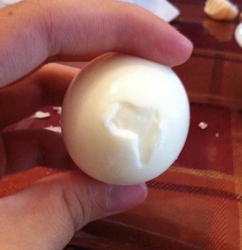 Found Africa on my Egg this Morning, Guess I had Continental Breakfast