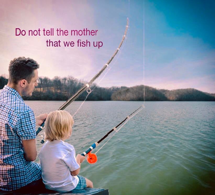 They're not fishing, they're birding