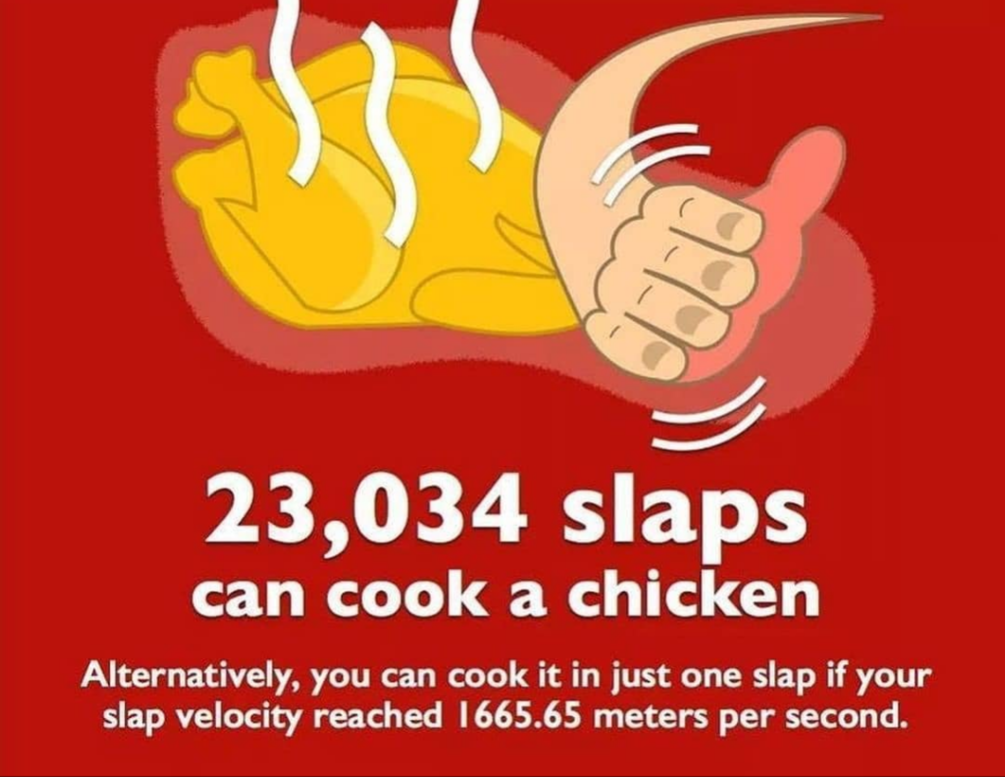 Why did the chicken got slapped?
