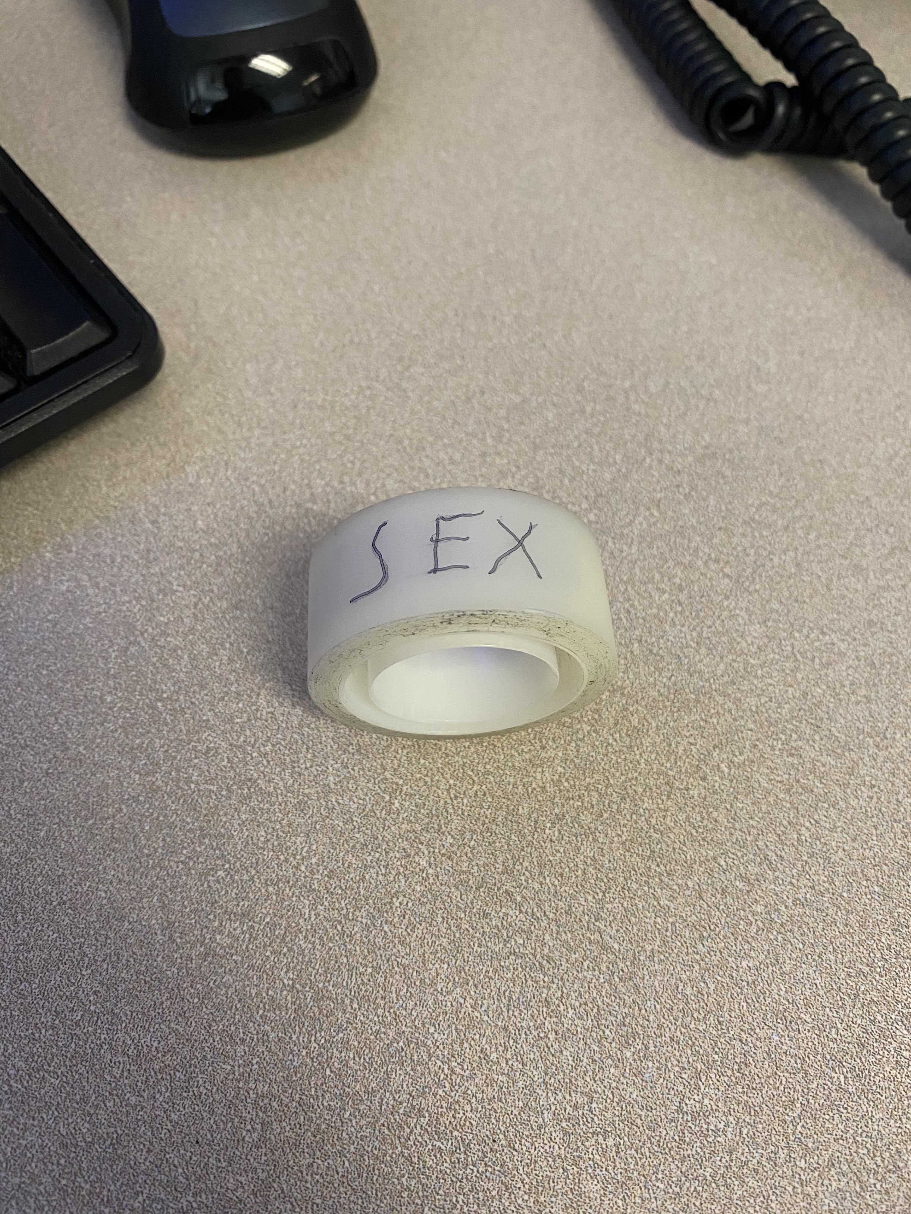 I made a sex tape at work today.