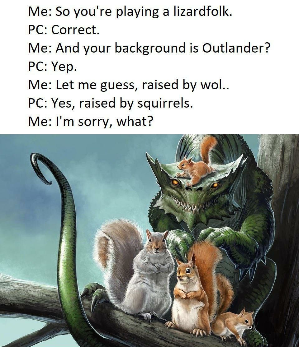 Fear the squirrels