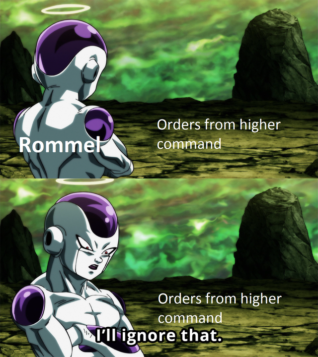 French: where is Rommel? Germans: where is Rommel?