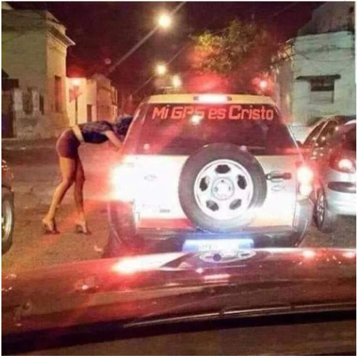 "My GPS is Christ"... Christ is cooler than I thought