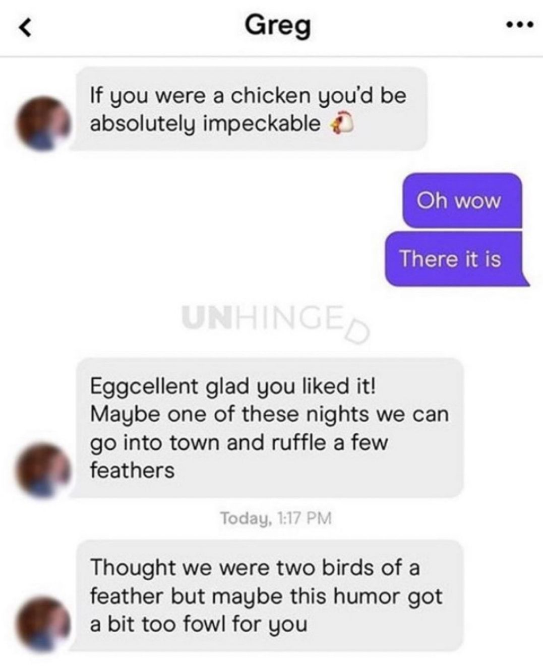 I thought it was cute Greg