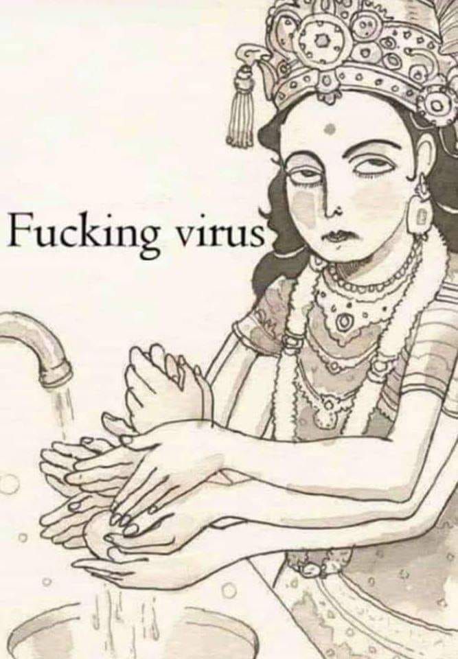 Vishnu No Like Hand Washing