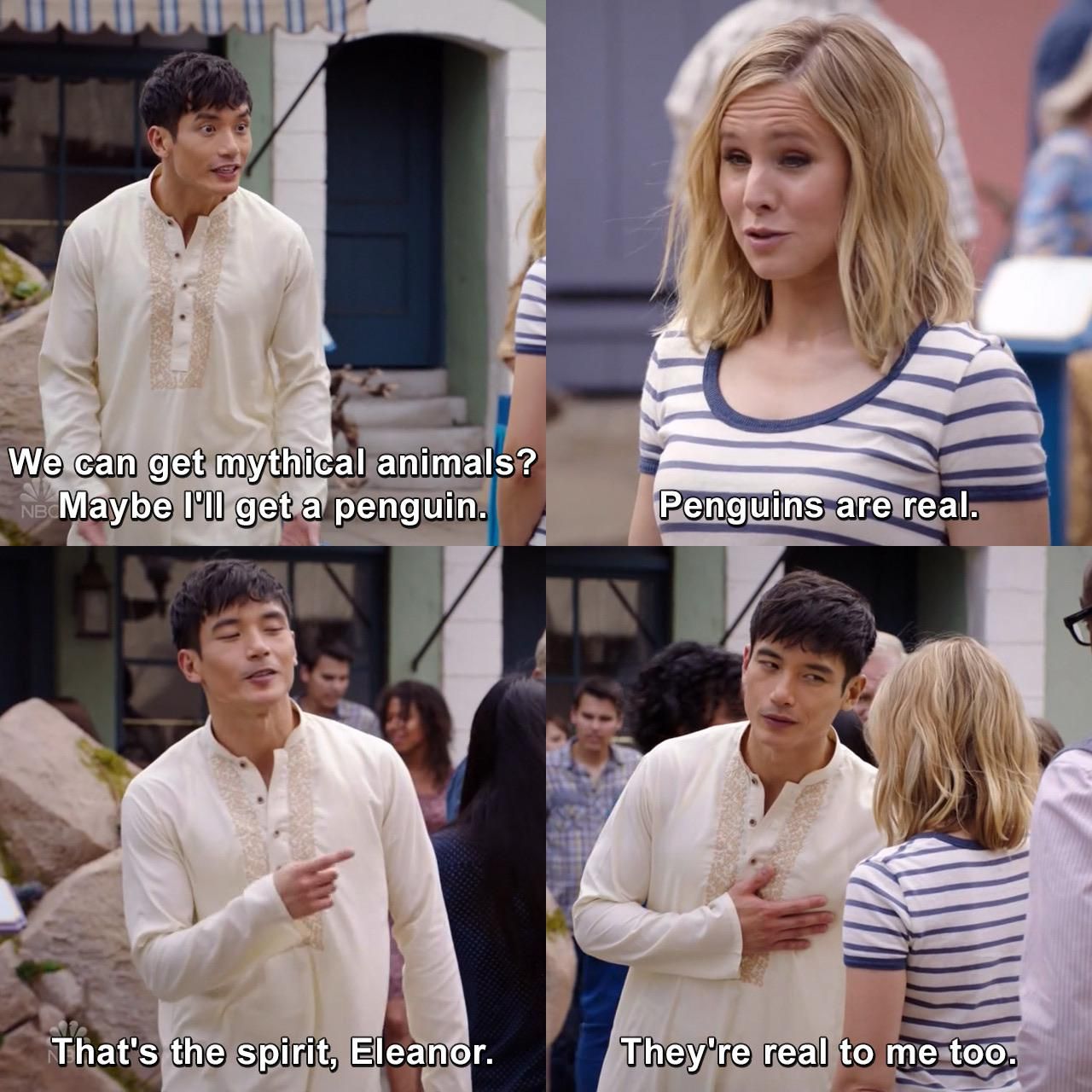 The good place is dope
