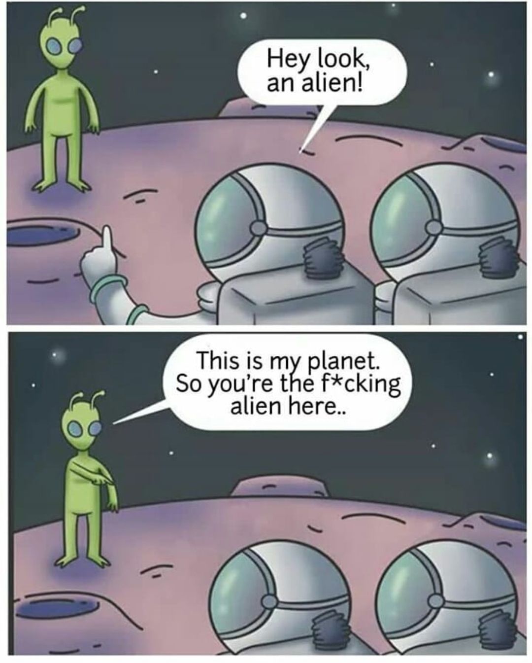 Who is the real alien ?