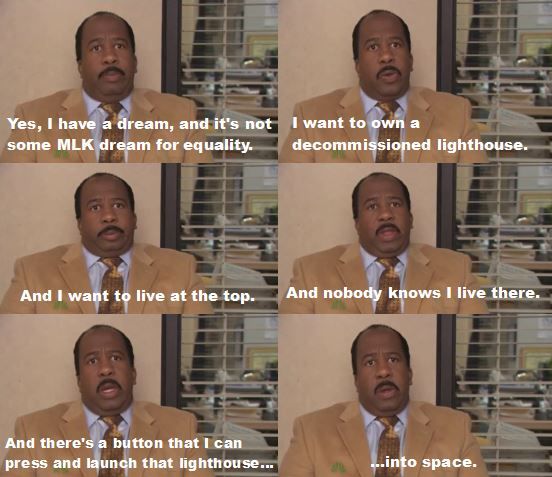 I didn't think I'd ever share Stanley's dream but 2020 has changed me.