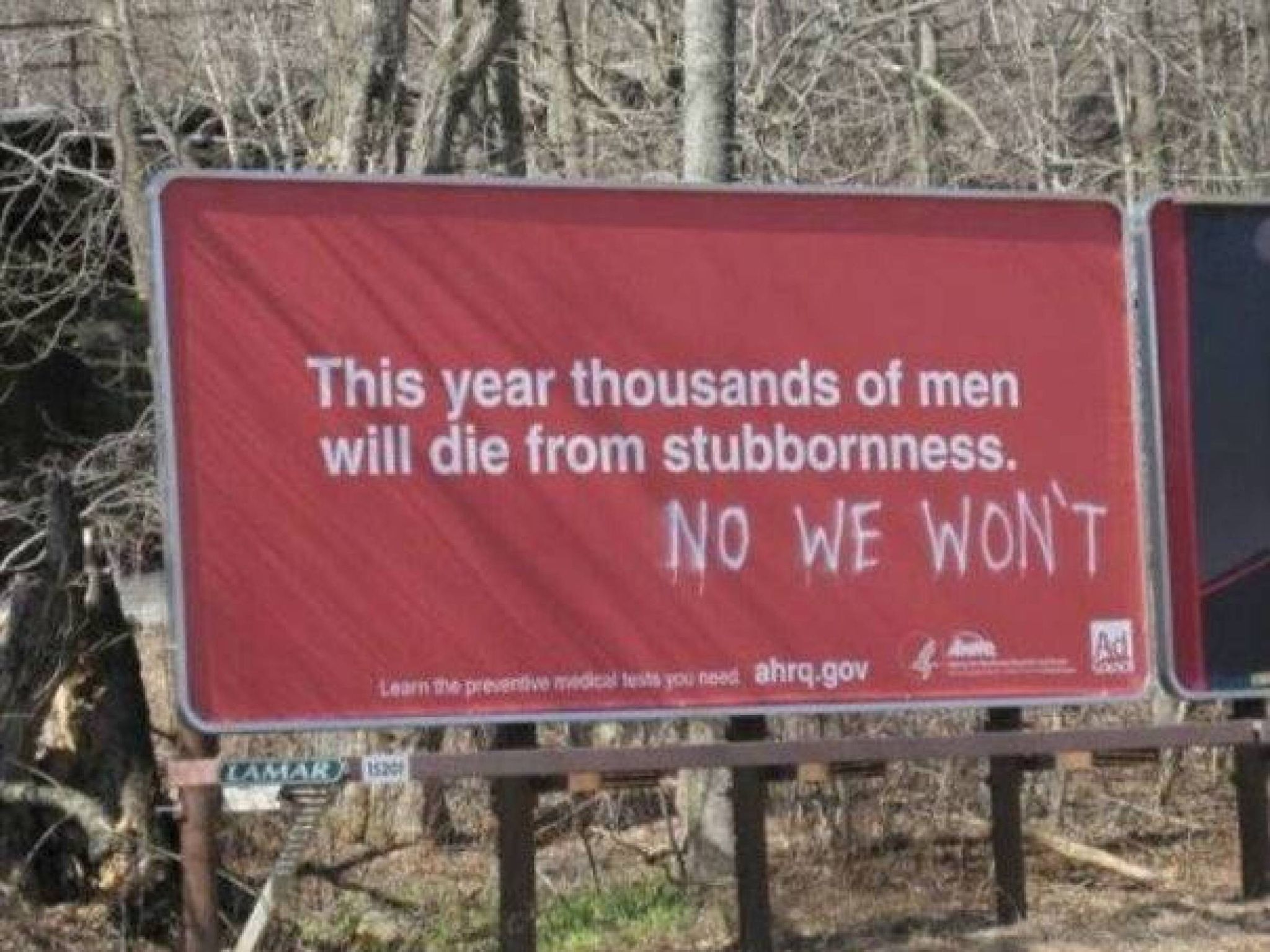 Stubborn men unite!