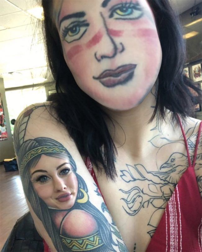 tattoo face swap
