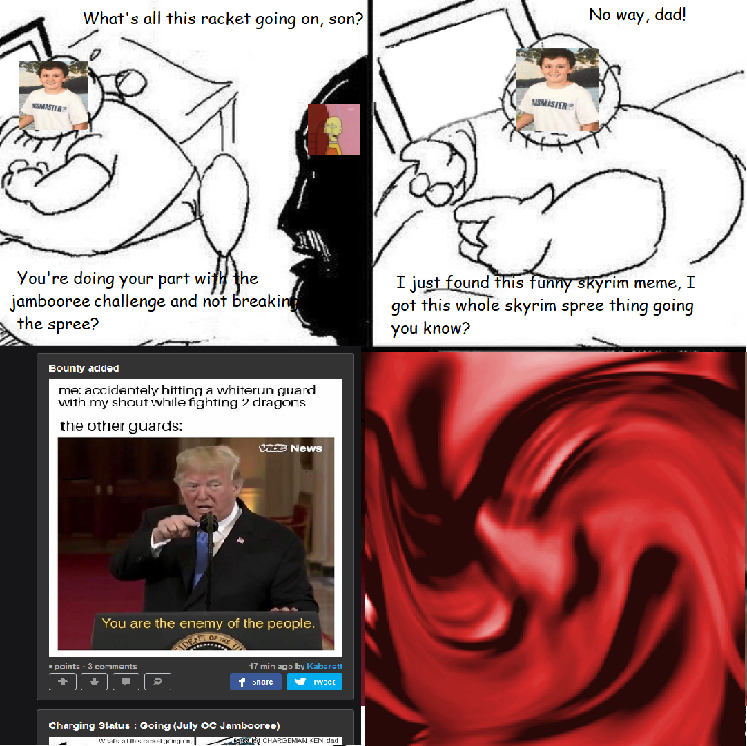 art imitates life imitates art (July OC jamboree)