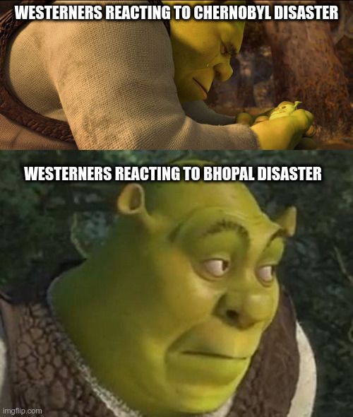 Industrial disasters measuring contest with the double standard