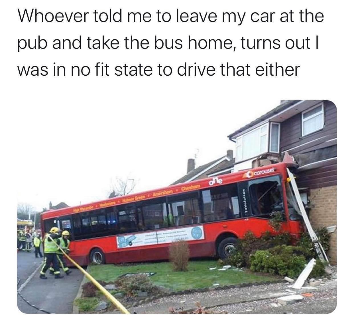 not fit? looks like he made it right home