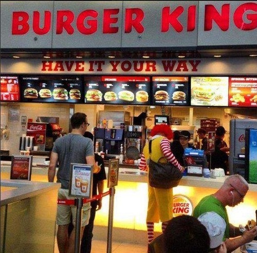 Meanwhile at Burger King