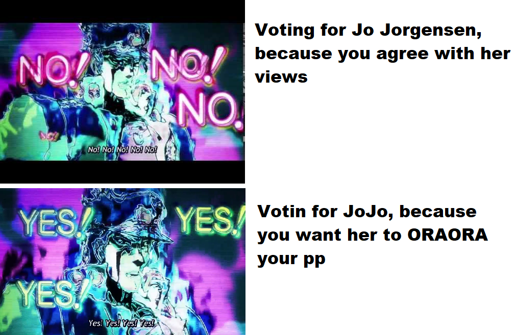 I want the US to be a Jojo reference