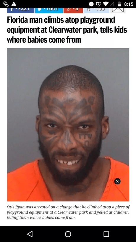FLORIDA MAN SHOULD BE A NETFLIX SERIES BY NOW