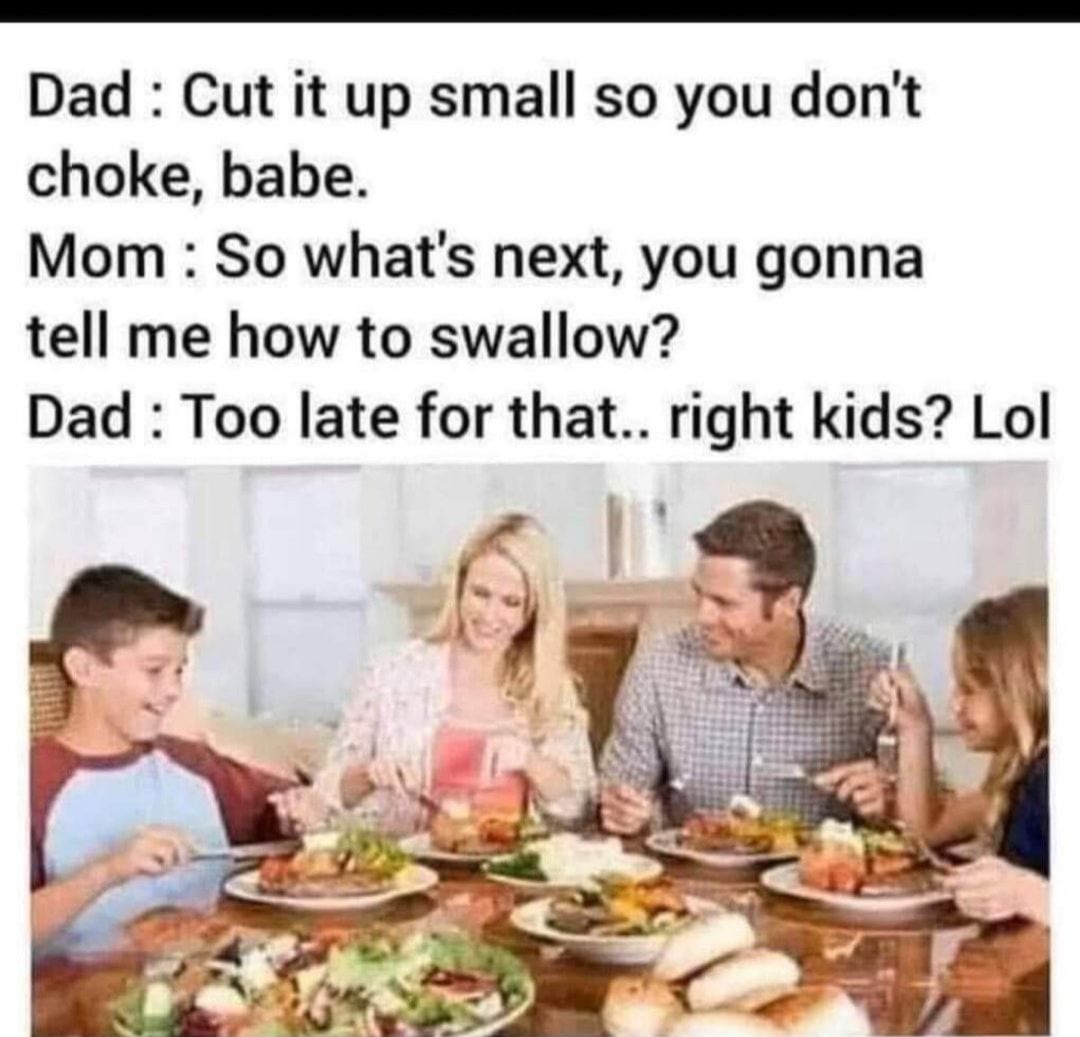 Don't swallow!