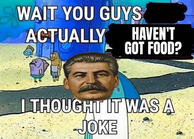 Communism was never a joke