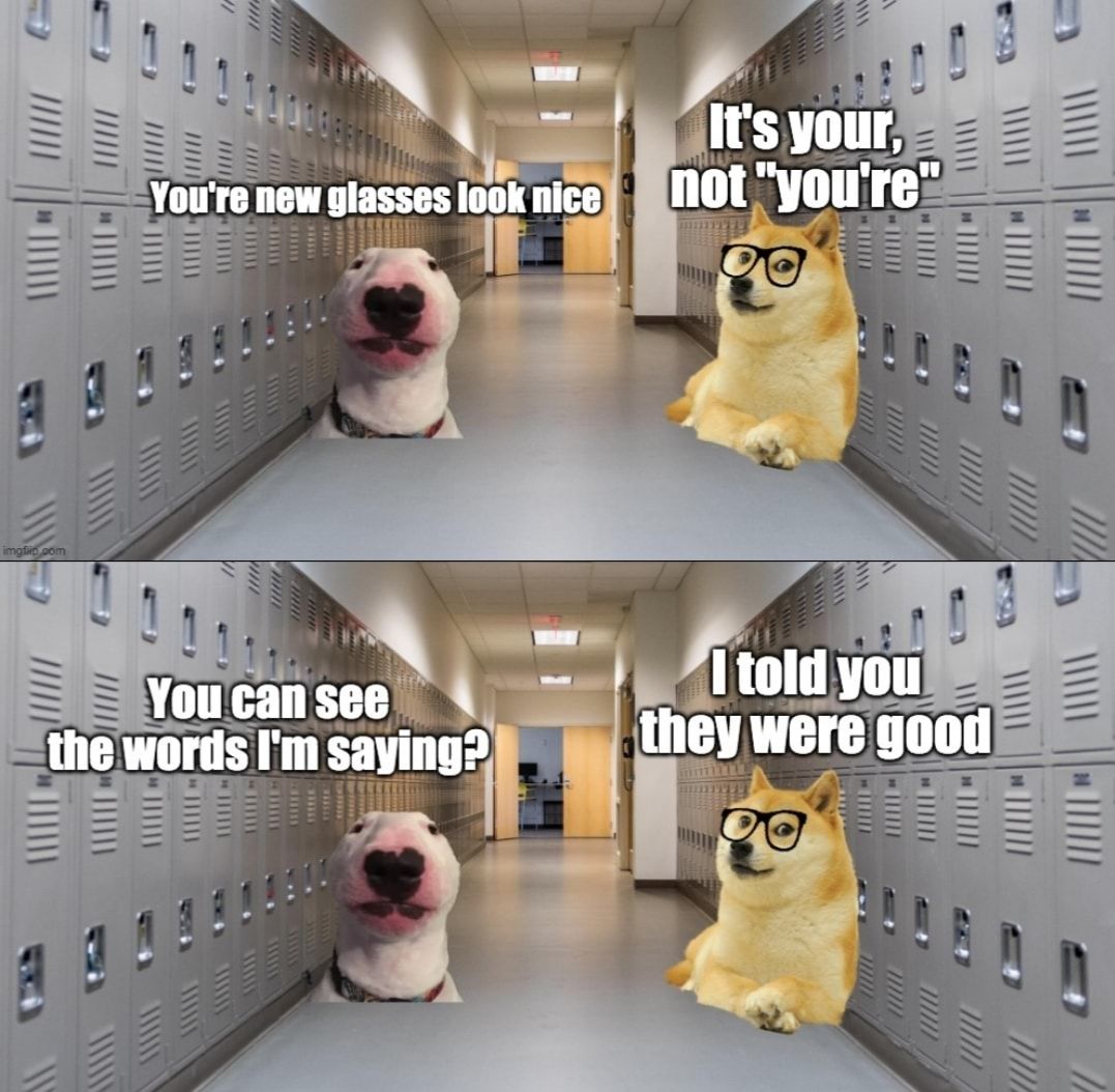 Them are good glasses