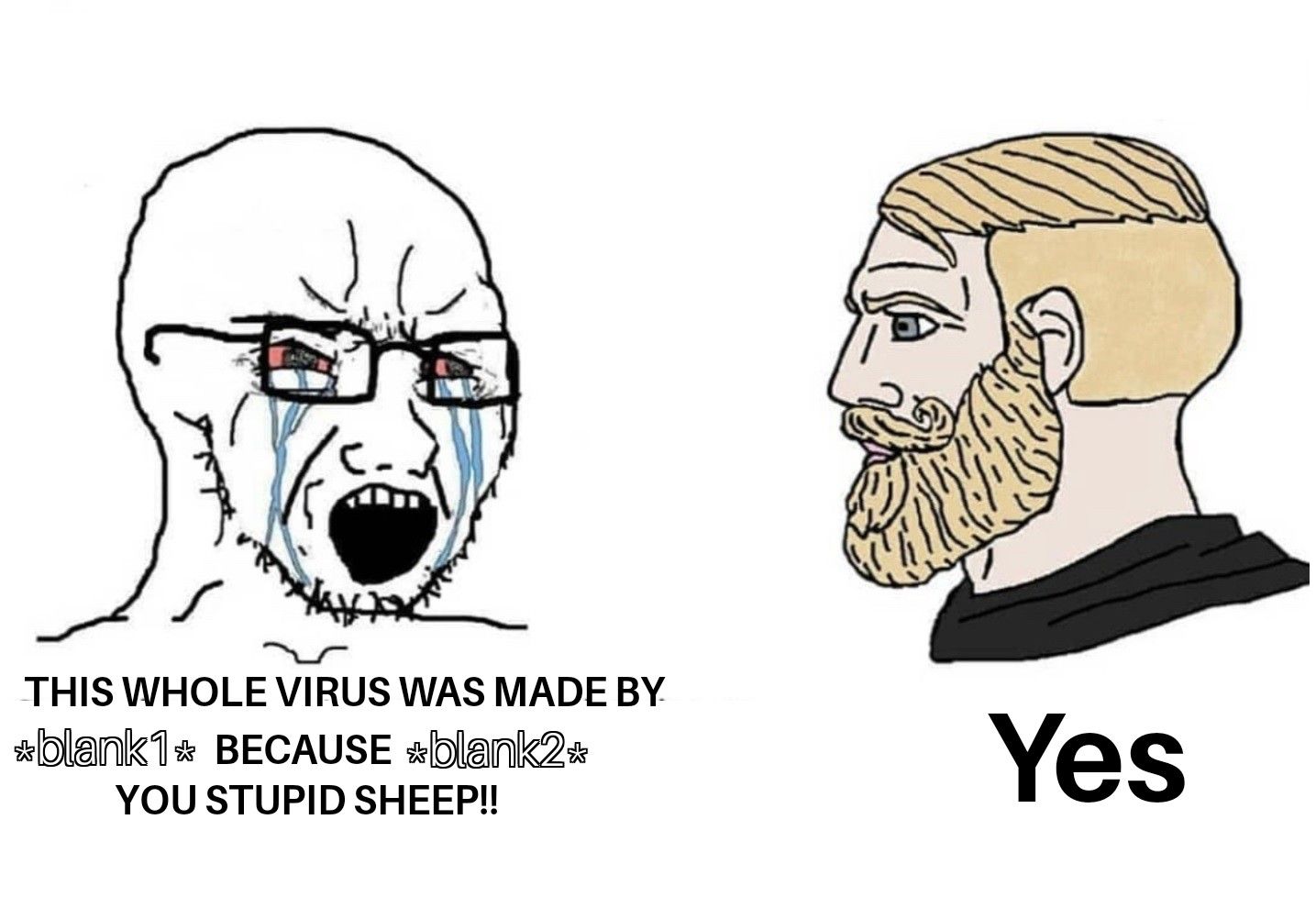 Just your deepest darkest toughts (BLANK)