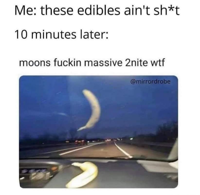 The Moon is really yellow tonight