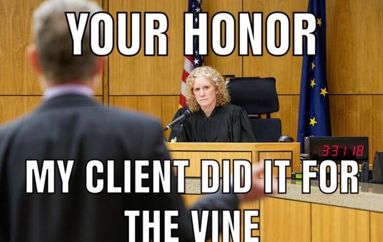 Your honor for the love of God..
