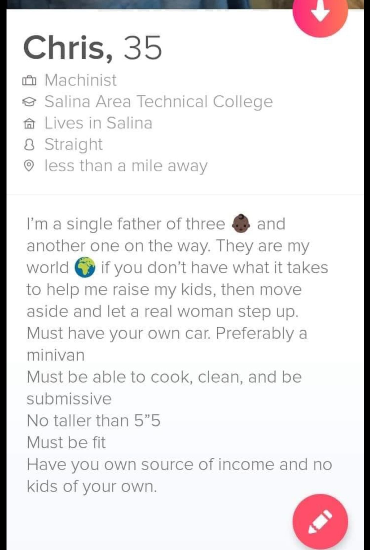***es on Tinder be like