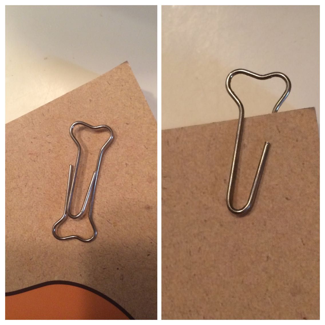 My husband works at an animal hospital and they just ordered these new paperclips.