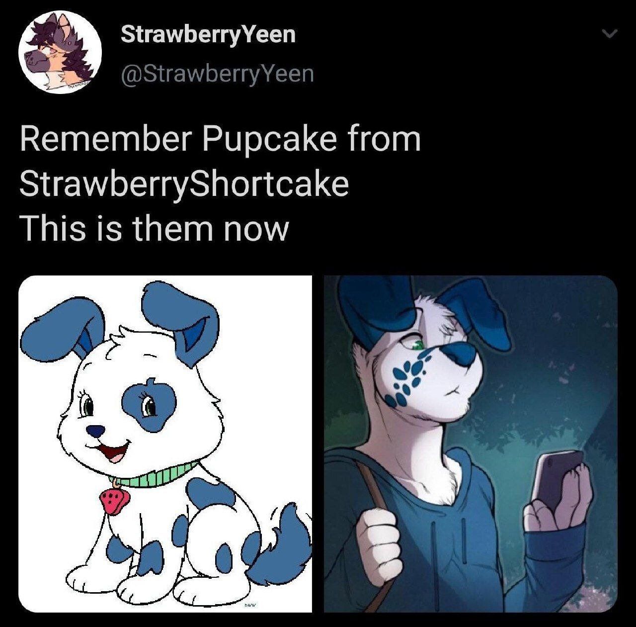 if you know who the dog on the right is, you are already lost uwu