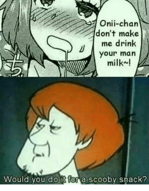 Milky scooby snack