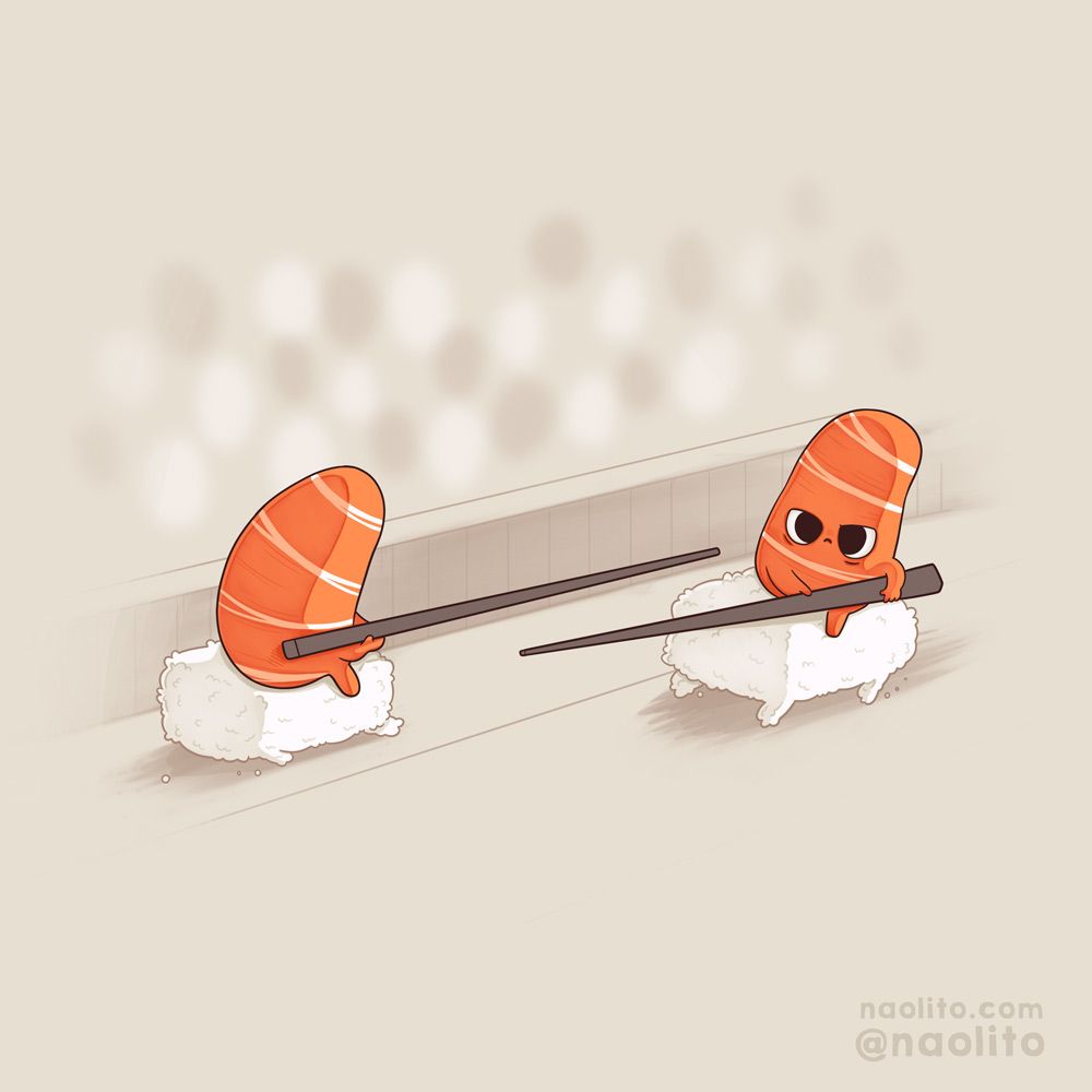 Sushi jousting