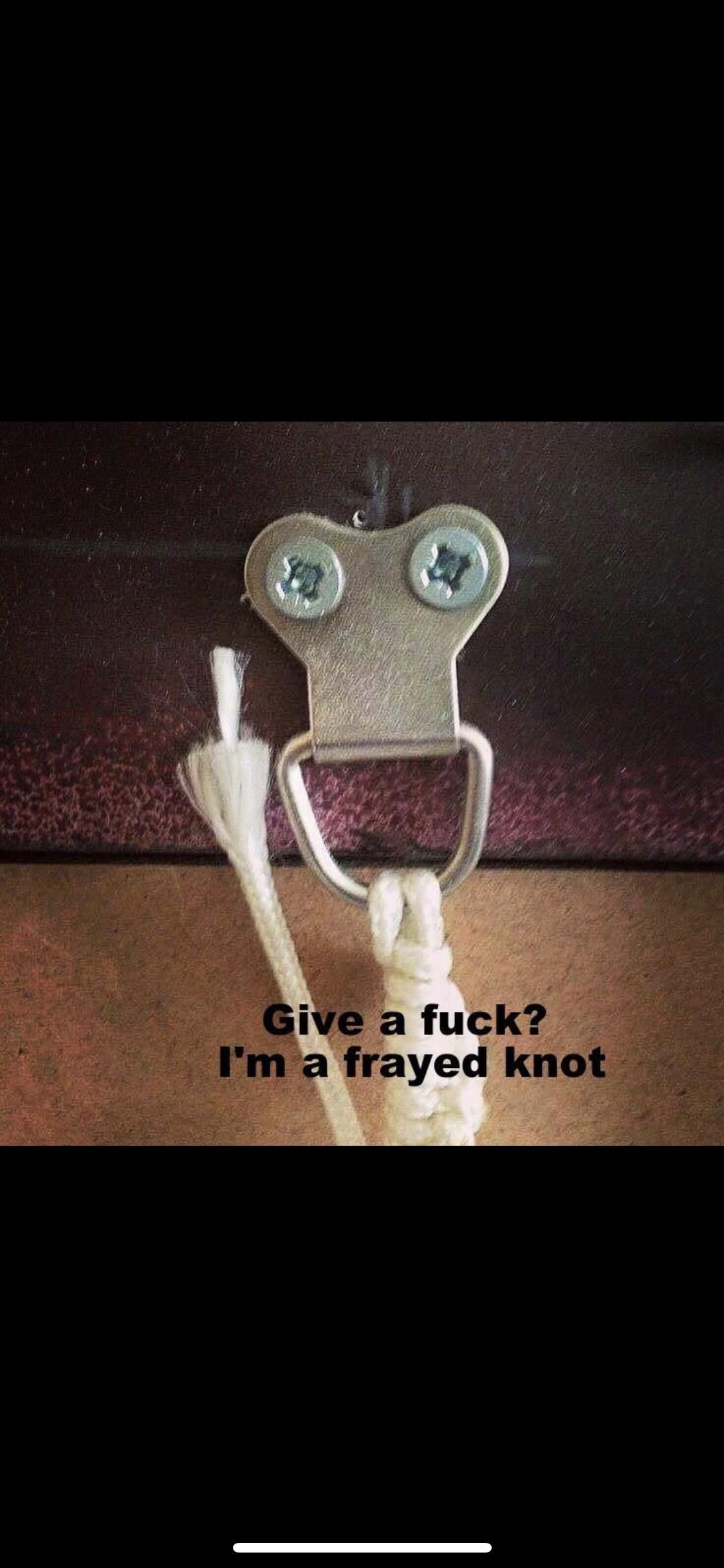 This is knot funny!