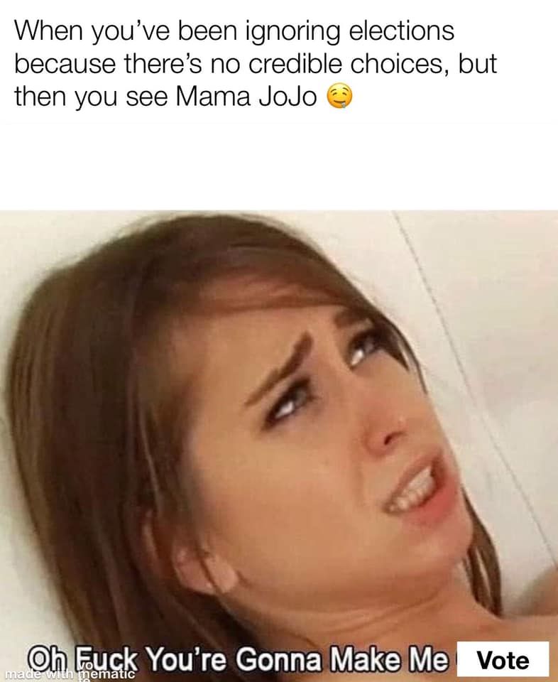 no write-in harambreh this time