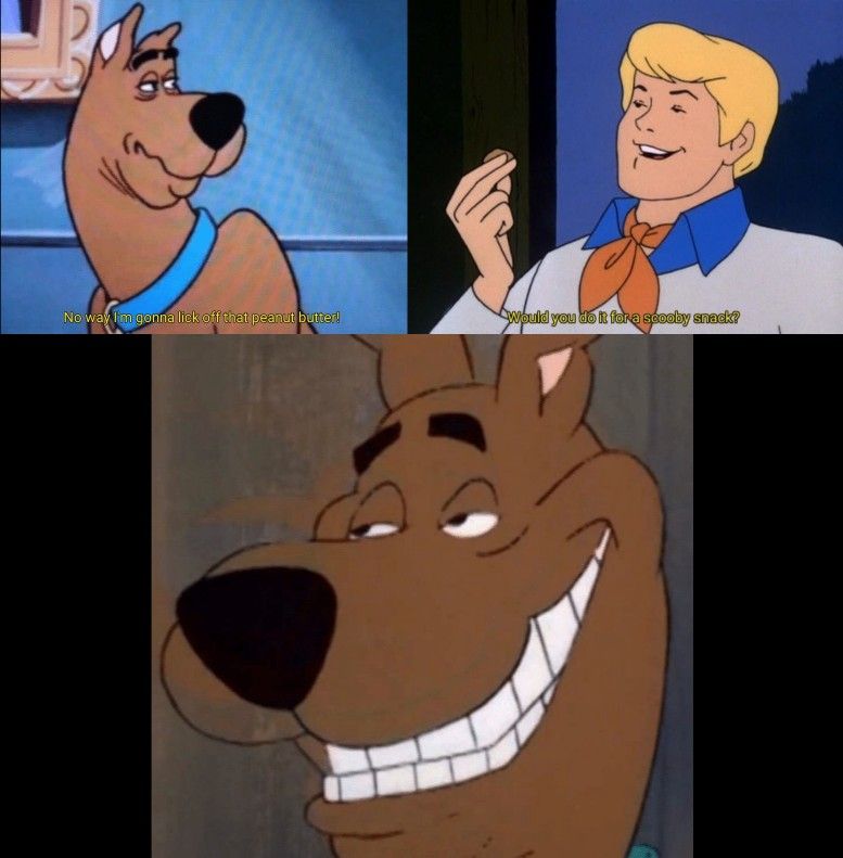 Anything for a scooby snack!