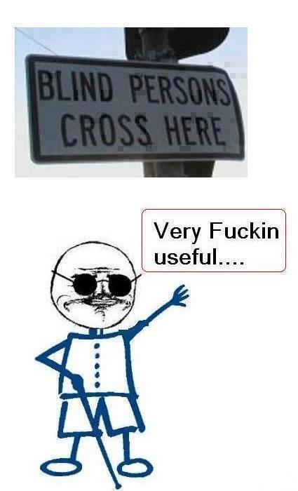 Only blind people